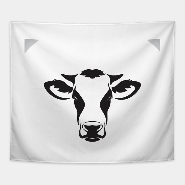 630x630 Farm Animal Cow Head Vector