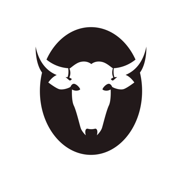 640x640 Cow Head Symbols And Logo Vector Template, Agriculture, Animal