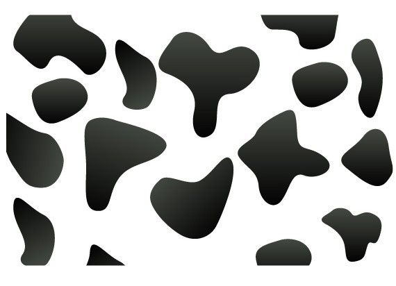 570x412 Free Black And White Vector Cow Patterns Free Webgraphic Design