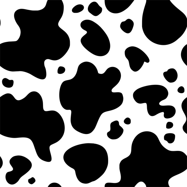 600x600 Seamless Cow Texture Free Vector In Encapsulated Postscript