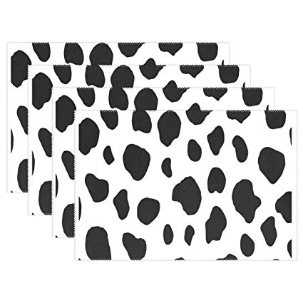 425x425 Nmceo Place Mats Vector Cow Pattern Graphics