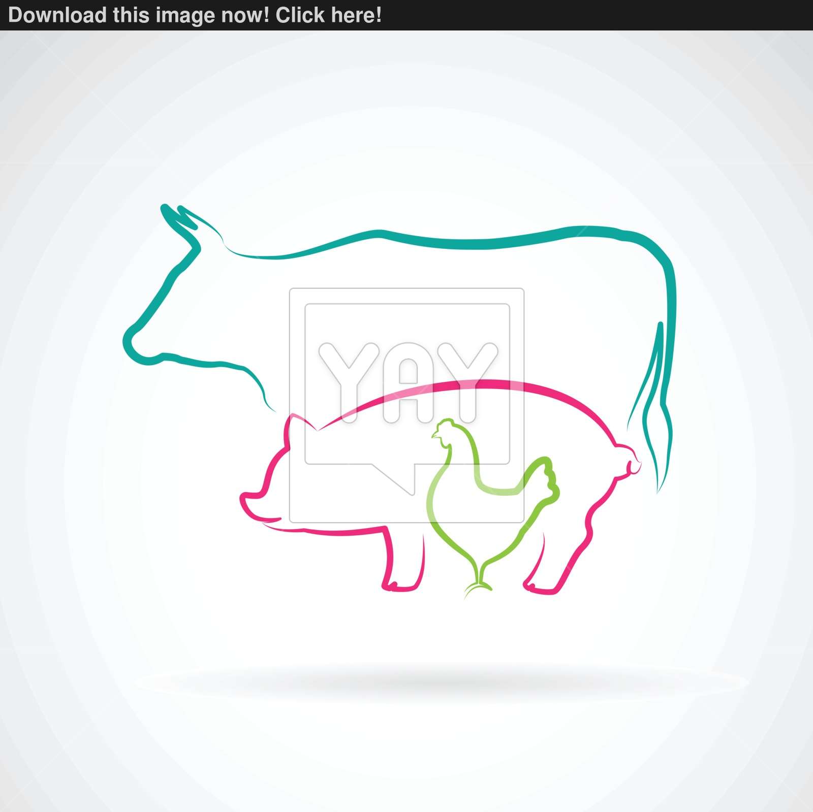 Vector Group Of Animal Farm Label 1600x1599 Vector Group Of Animal Farm Label
