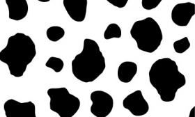 280x168 Cow Print Clipart