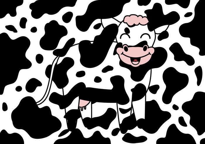 700x490 Cow Print Vector Stock Images