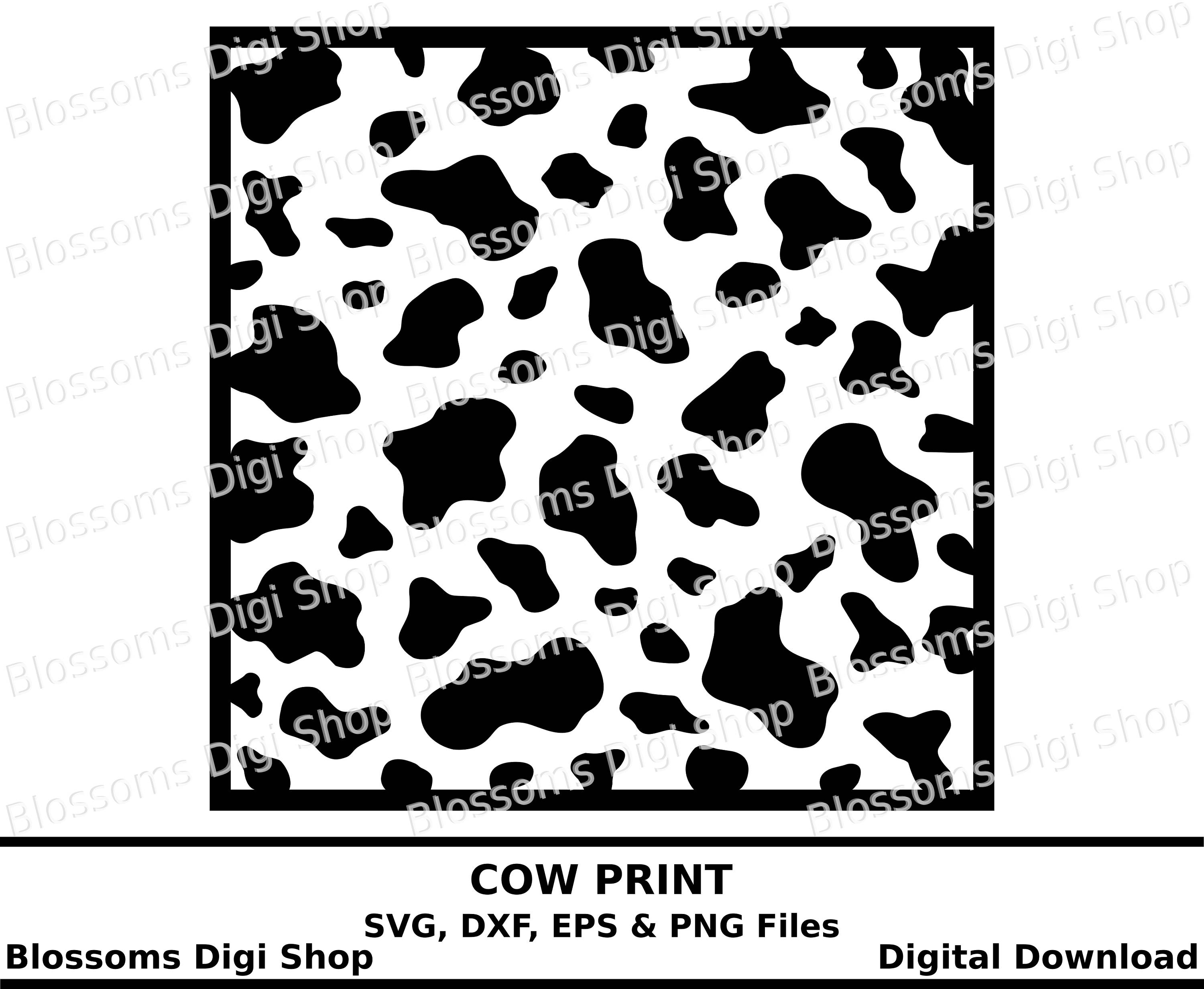 3000x2466 Cow Print Digital Download Animal Print Template Etsy