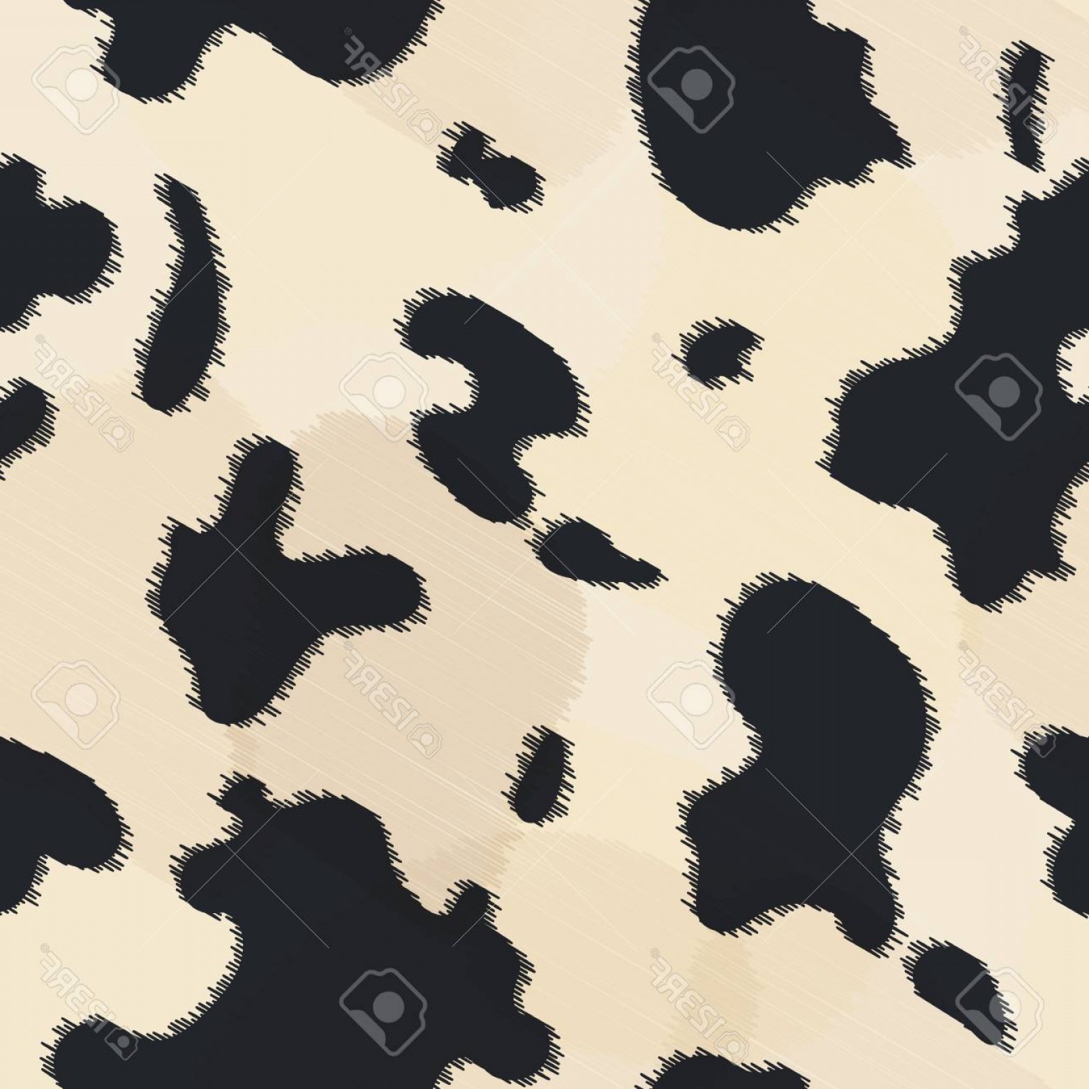 1560x1560 Photostock Vector Seamless Leather Texture Cow Fur Texture Cow