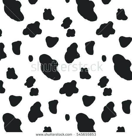 450x470 Cow Spots Template