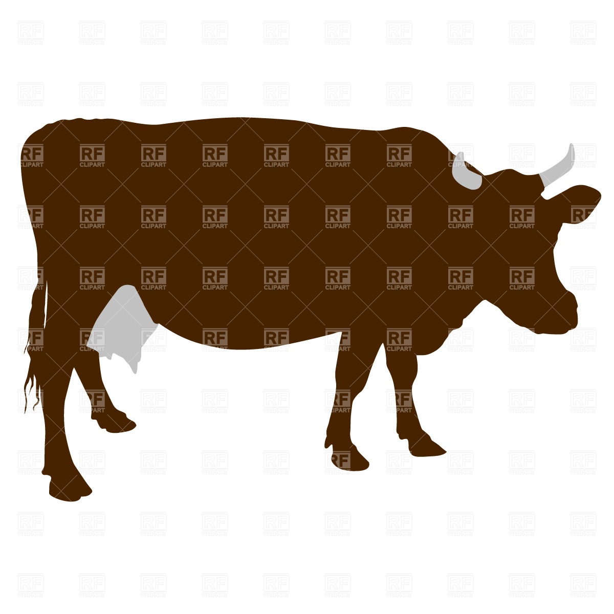 Cow Silhouette Vector Image Of Plants And Animals Prague 1200x1200 Cow Silhouette Vector Image Of Plants And Animals Prague