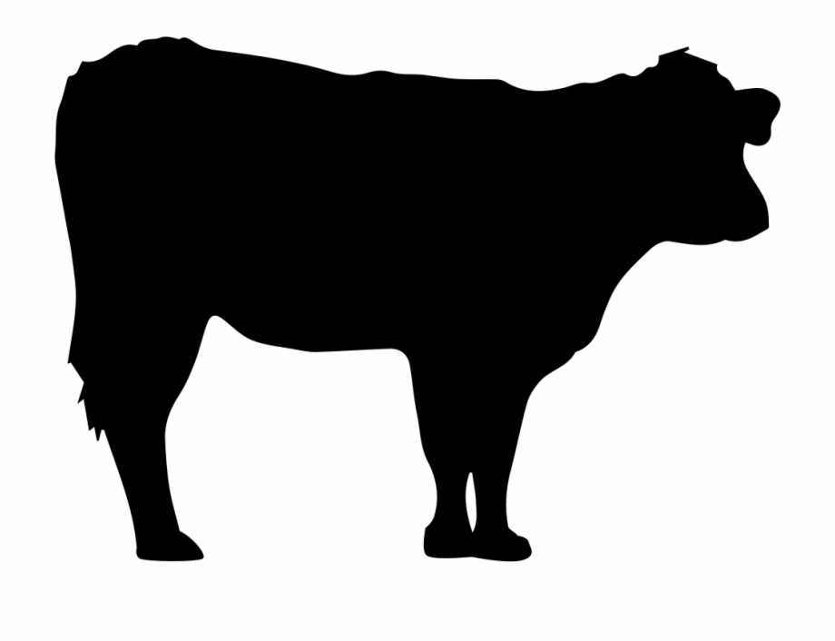 Cow Silhouette Vector at Vectorified.com | Collection of Cow Silhouette ...