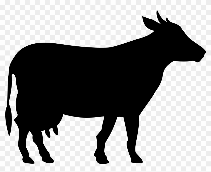 840x682 Cow Silhouette Cow Vector Clipart Clipartfest