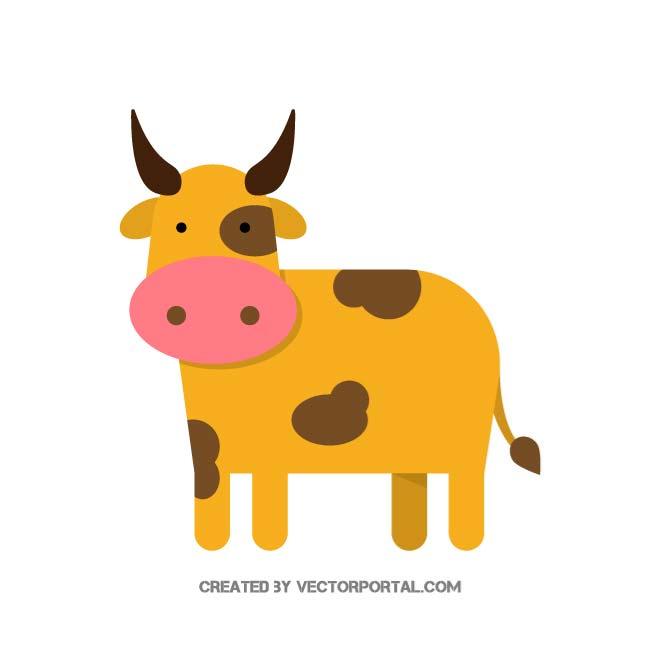 660x660 Cow Illustration Vector