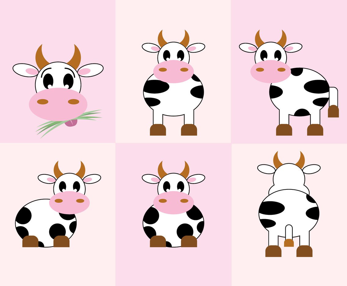 Cow Vector Art at Vectorified.com | Collection of Cow Vector Art free ...