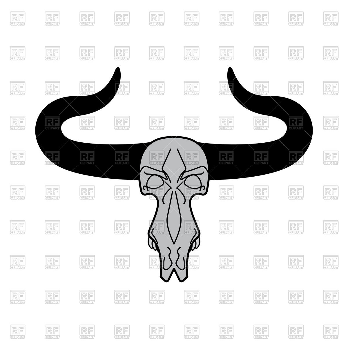 1200x1200 Skull Of Cow Vector Image Of Plants And Animals Popaukropa