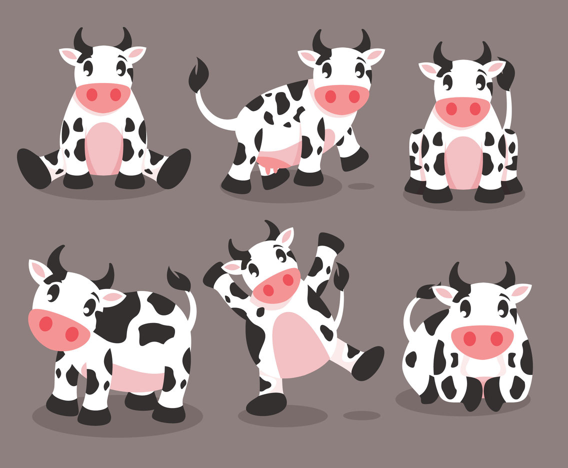 1136x936 Cartoon Cow Vector Free Vectors Ui Download