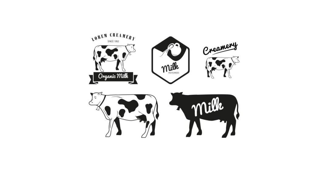 1080x565 Cow And Milk Product Free Vector And Png The Graphic Cave