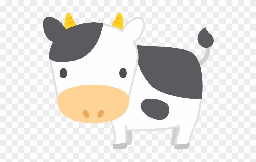 840x531 Cow Vector Cute Png, Transparent Png