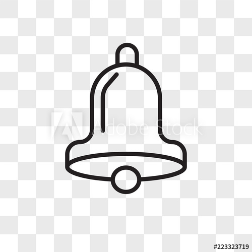 500x500 Cowbell Vector Icon Isolated On Transparent Background, Cowbell