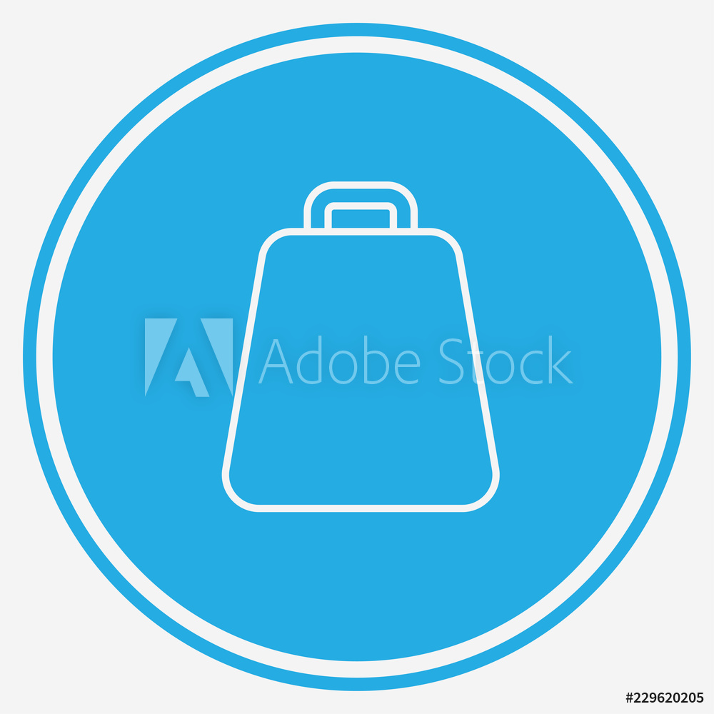 1000x1000 Fotografija Cowbell Vector Icon Sign Symbol Na Europosterji Si