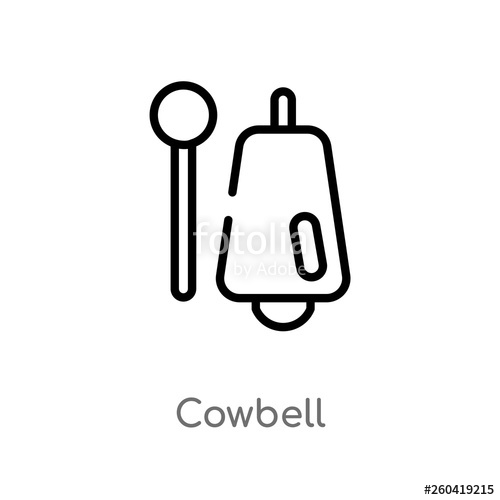 Cowbell Vector at Collection of Cowbell Vector free