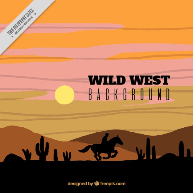 Cowboy Background Vector