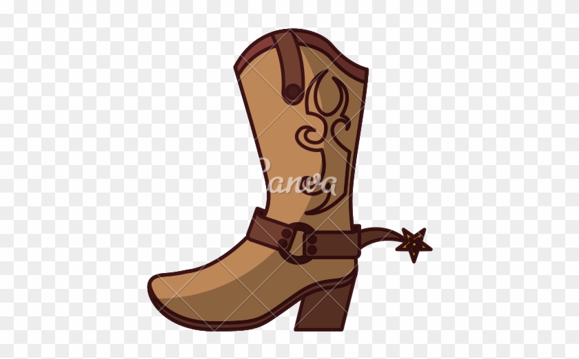 840x522 Cowboy Boot Vector