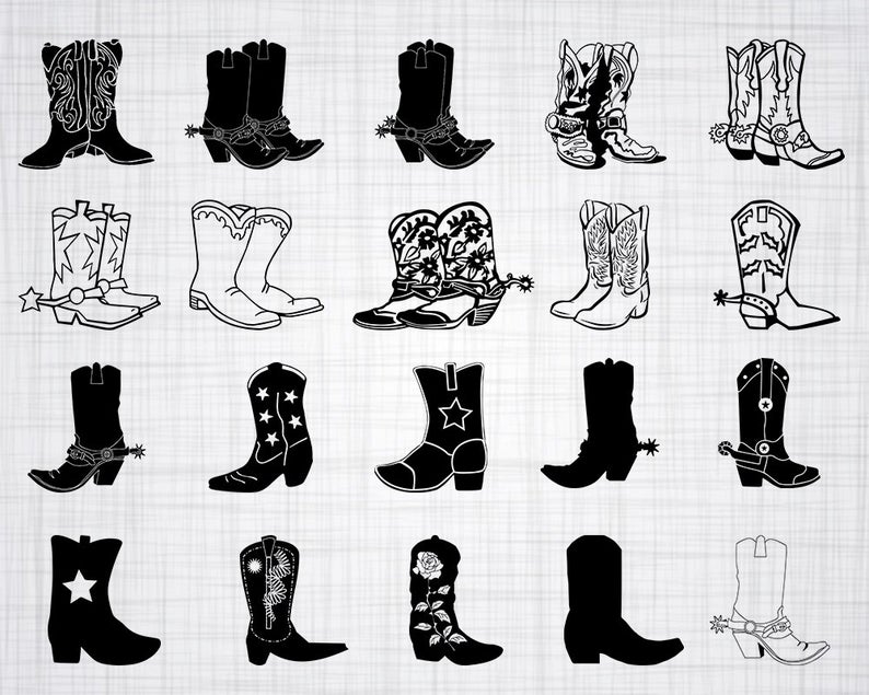 794x635 Cowboy Boots Bundle Cowgirl Boots Cowboy Boots Etsy