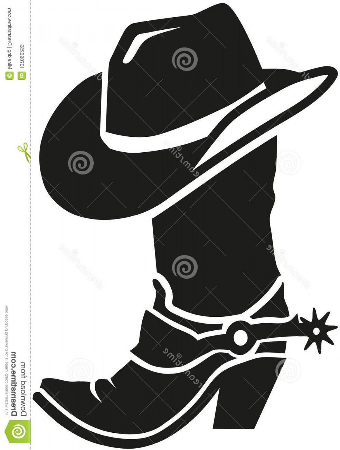 1180x1560 Cowboy Boot Hat Vector Cowboy Boot Hat Image Soidergi