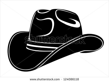 Cowboy Hat Silhouette Vector
