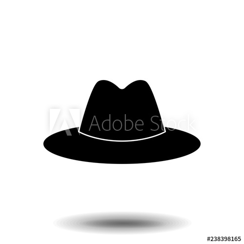 Cowboy Hat Silhouette Vector at Vectorified.com | Collection of Cowboy ...