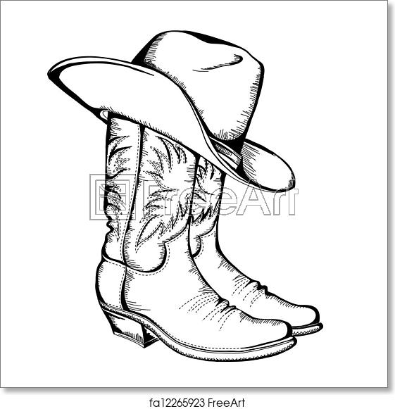 Cowboy Hat Vector at Vectorified.com | Collection of Cowboy Hat Vector ...