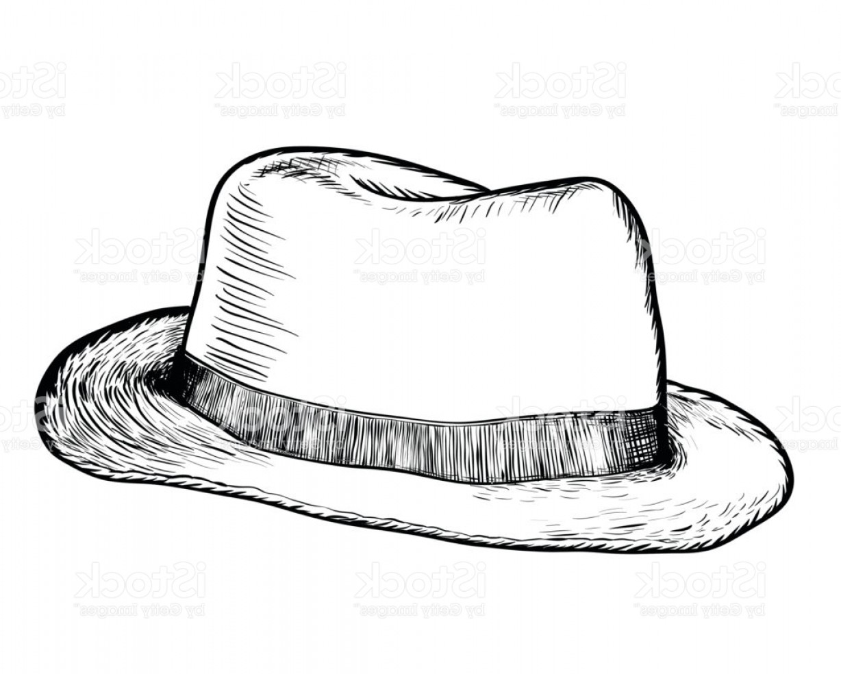1228x984 Hand Drawing Of Cowboy Hat Vector Drawn Illustration Gm Createmepink