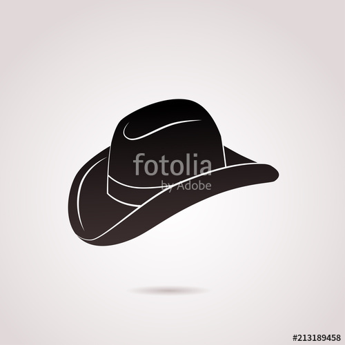 500x500 Cowboy Hat Vector Icon Stock Image And Royalty Free Vector