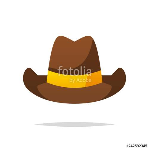 500x500 Cowboy Hat Vector Isolated Stock Image And Royalty Free Vector