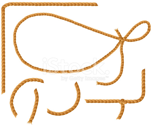 522x439 Rope Frames Or Cowboy Lasso Stock Vector
