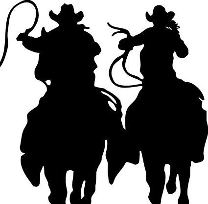 425x417 Cowboy Silhouette Western Silhouette Art, Cowboy Crafts, Horse