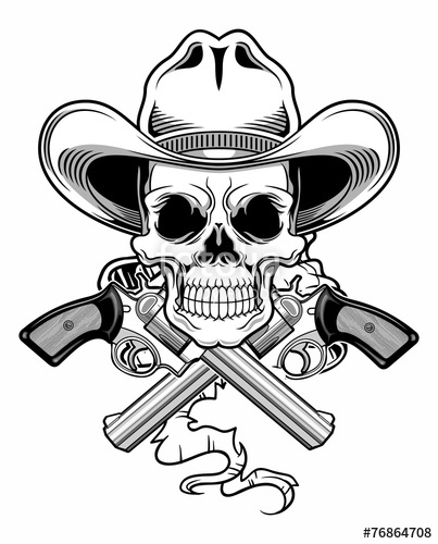 403x500 Cowboy Skull Stock Image And Royalty Free Vector On Fotolia