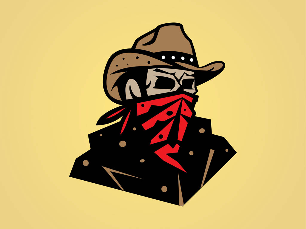 1024x767 Vector Cowboy Vector Art Graphics