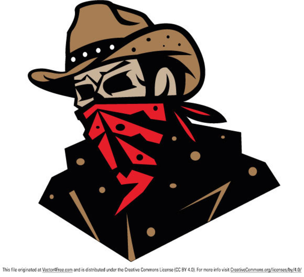 1028x936 Cowboy Bandit Vector