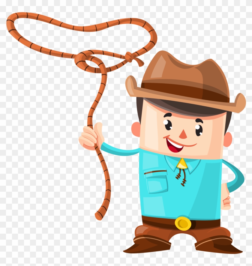 840x888 Cowboy Vector Png Image