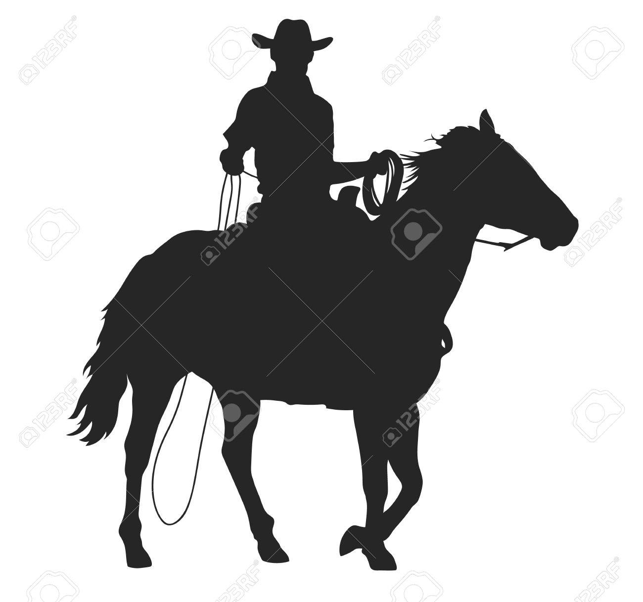 1300x1218 Huge Collection Of 'cowboy Silhouette Vector' Download More Than