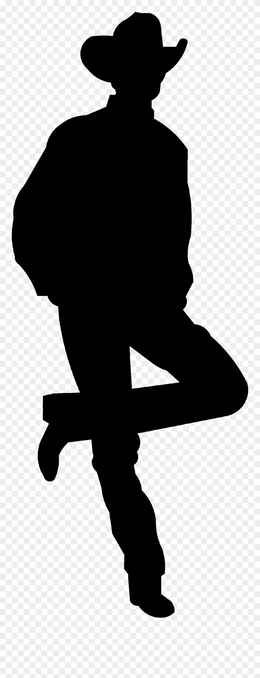 880x2293 Vector Free Download Silhouette Cowboy At Getdrawings