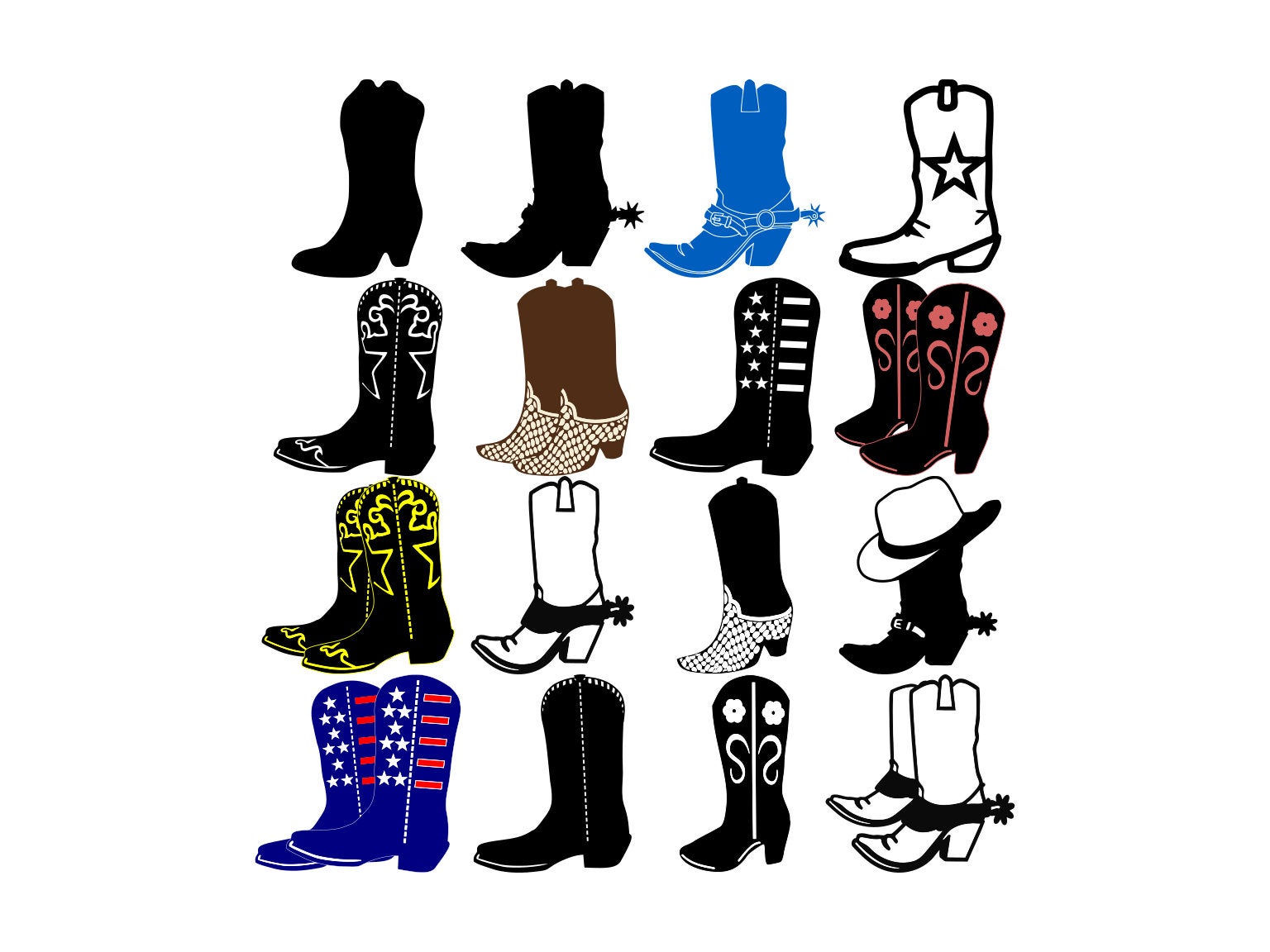 1536x1152 Cowboy Boots Bundle Cowgirl Boots Bundle Cowboy Boots Etsy