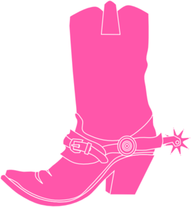 Pink Cowgirl Clip Art Pink Cowgirl Boot Clip Art 276x299 Pink Cowgirl Clip Art Pink Cowgirl Boot Clip Art