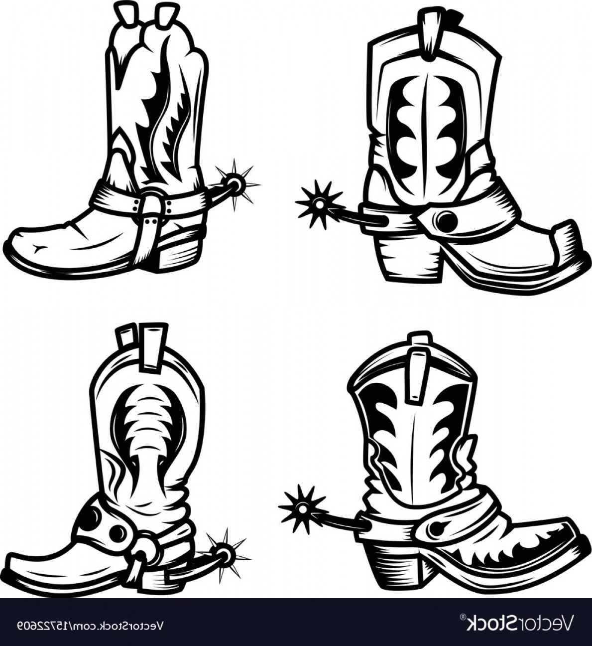 Set Of The Cowboy Boots Design Elements For Logo Vector Geekchicpro 1189x1296 Set Of The Cowboy Boots Design Elements For Logo Vector Geekchicpro