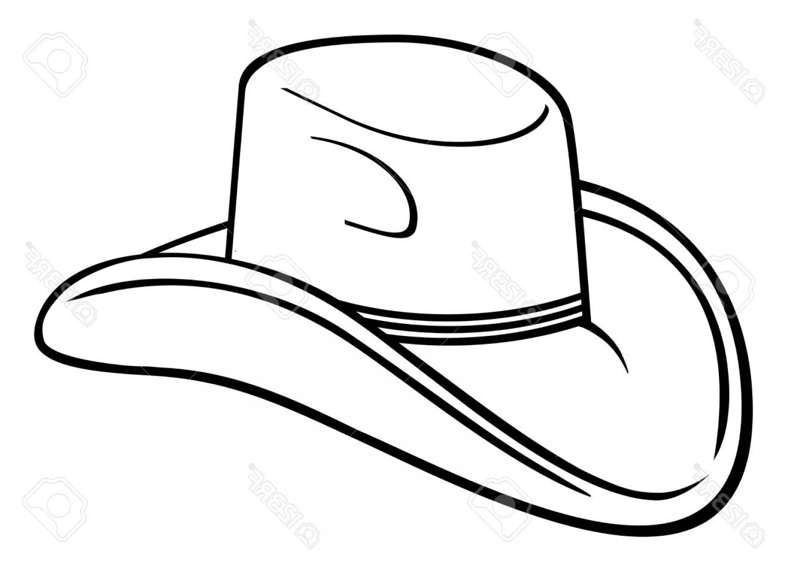 1560x1128 Cowboy Hat Vector Graphics Hoodamath