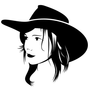 Cowgirl Silhouette Vector At Vectorified Com Collection Of Cowgirl Silhouette Vector Free For