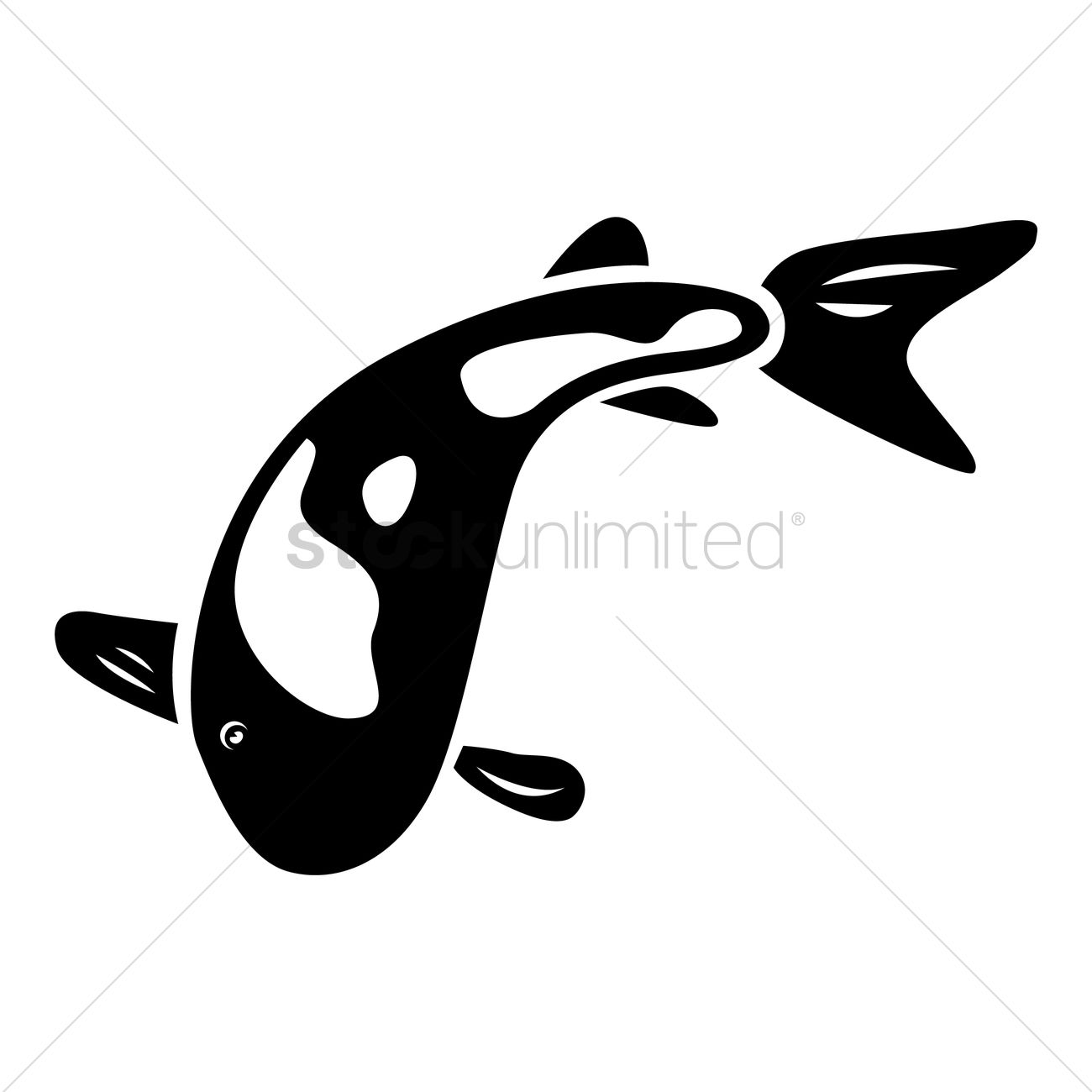 1300x1300 Koi Fish Vector Image