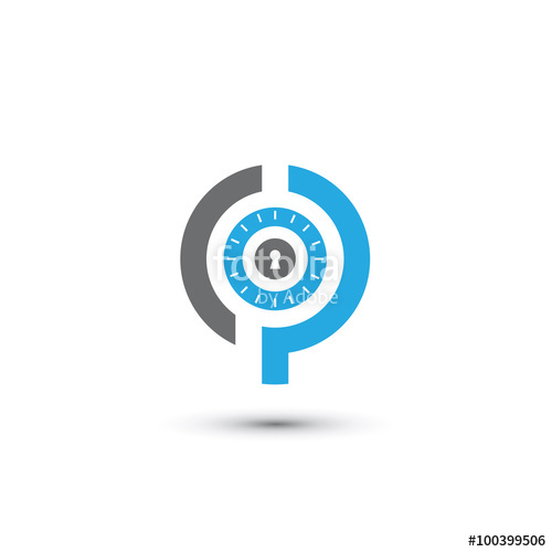 500x500 Security Shield Letter C P Logo Stock Image And Royalty Free