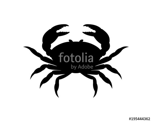 500x400 Crabs Sign Symbol Animal Icon Logo Vector Stock Image And Royalty