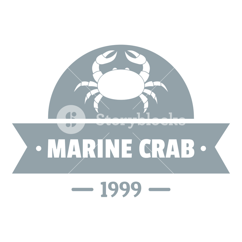 1000x1000 Marine Crab Logo Simple Illustration Of Marine Crab Vector Logo